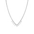Rosefield necklace TOC Necklace Multi micro coins Baxter Silver