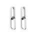 Rosefield earrings Dual Hoops Silver