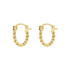 Rosefield earrings Twisted Hoops Gold