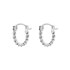Rosefield earrings Twisted Hoops Silver
