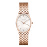 Watches Rosefield The Oval White MOP Steel Rose Gold