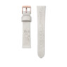 Straps Rosefield City Bloom Leather Grey / Rosegold / 16 mm
