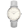 Watches Rosefield The Bowery Silver White/Grey