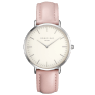 Watches Rosefield The Bowery Silver White/Pink