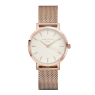Watches Rosefield The Tribeca Rosegold White