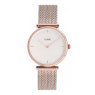 Watches Cluse Triomphe Rose Gold Bicolour Mesh