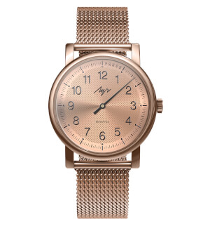 Watches Luch One-Hand Mesh Rosegold mechanical