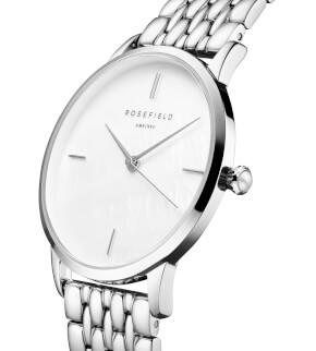 Watches Rosefield Pearl Edit Silver