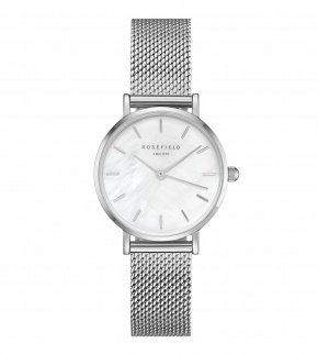 Watches Rosefield The Small Edit White Silver 26mm