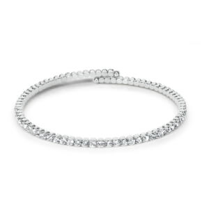 Lambretta bracelet Crystal Bangle Silver 2mm