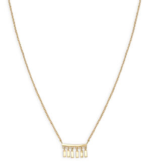 Rosefield necklace Iggy Multidrop Necklace Gold