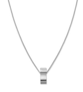Rosefield necklace Lois Folded Charm Necklace Silver