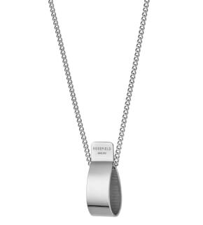 Rosefield necklace Lois Folded Charm Necklace Silver
