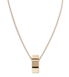 Rosefield necklace Lois Wave Charm necklace Gold