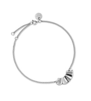 Jewelry Rosefield bracelet Lois Liquid Waved Charm Bracelet Silver