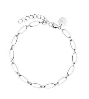 Rosefield Oval Bracelet Silver
