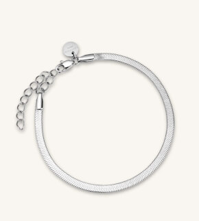 Rosefield Snake Bracelet Silver