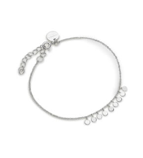 Rosefield bracelet TOC Bracelet Multi micro coins Baxter Silver