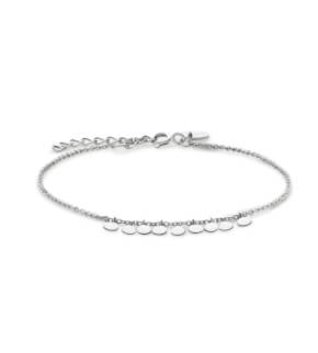 Rosefield bracelet TOC Bracelet Multi micro coins Baxter Silver