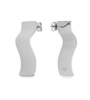 Rosefield earrings Lois Wave Charm Earring Silver