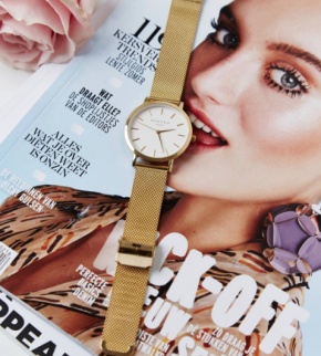 Watches Rosefield The Mercer Gold White