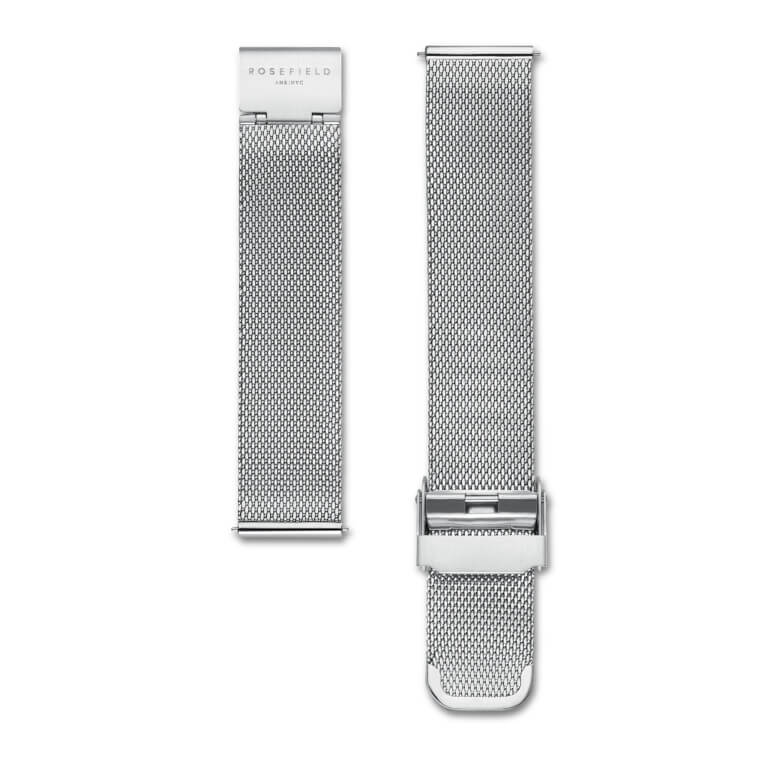 Mercer Mesh Silver / 18 mm