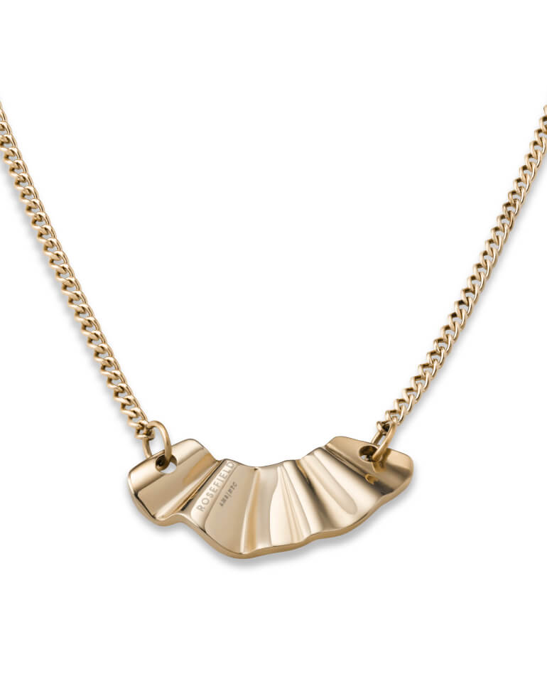 necklace Lois Liquid Waved necklace landscape Gold